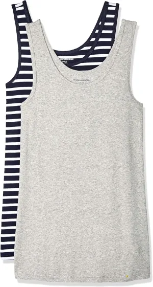 Amazon Essentials Women's Slim-Fit Tank Top, Pack of 2