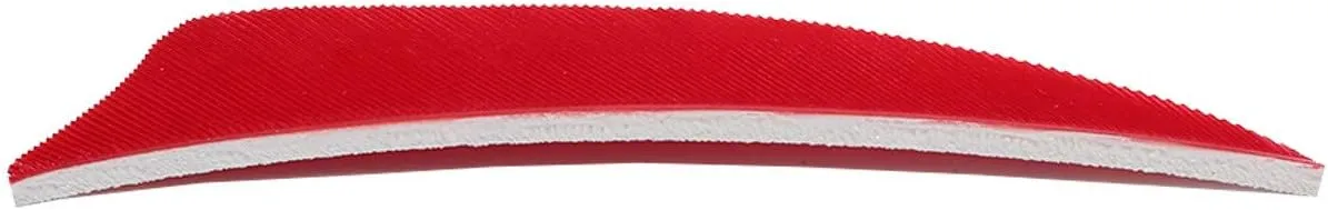 Arrows 3 Inch Real Feathers Fletching with Shield Cut for DIY Hunting Shooting Shafts (36 Pack)