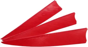 Arrows 3 Inch Real Feathers Fletching with Shield Cut for DIY Hunting Shooting Shafts (36 Pack)