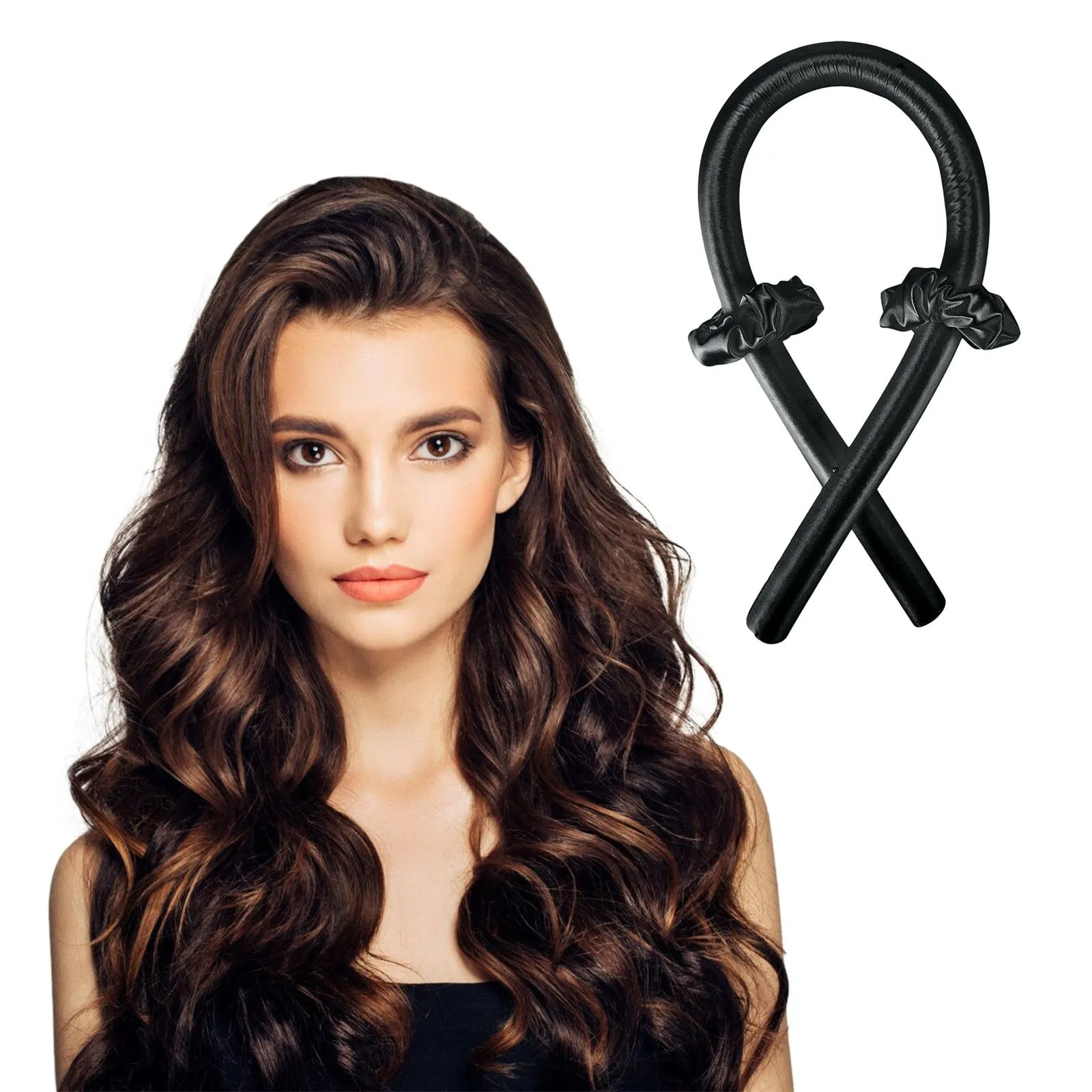 Beauty Heatless Curling Rod Headband Lazy Curler Set