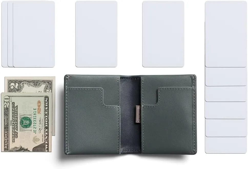 Bellroy Slim Sleeve, slim leather wallet (Max. 8 cards and bills)