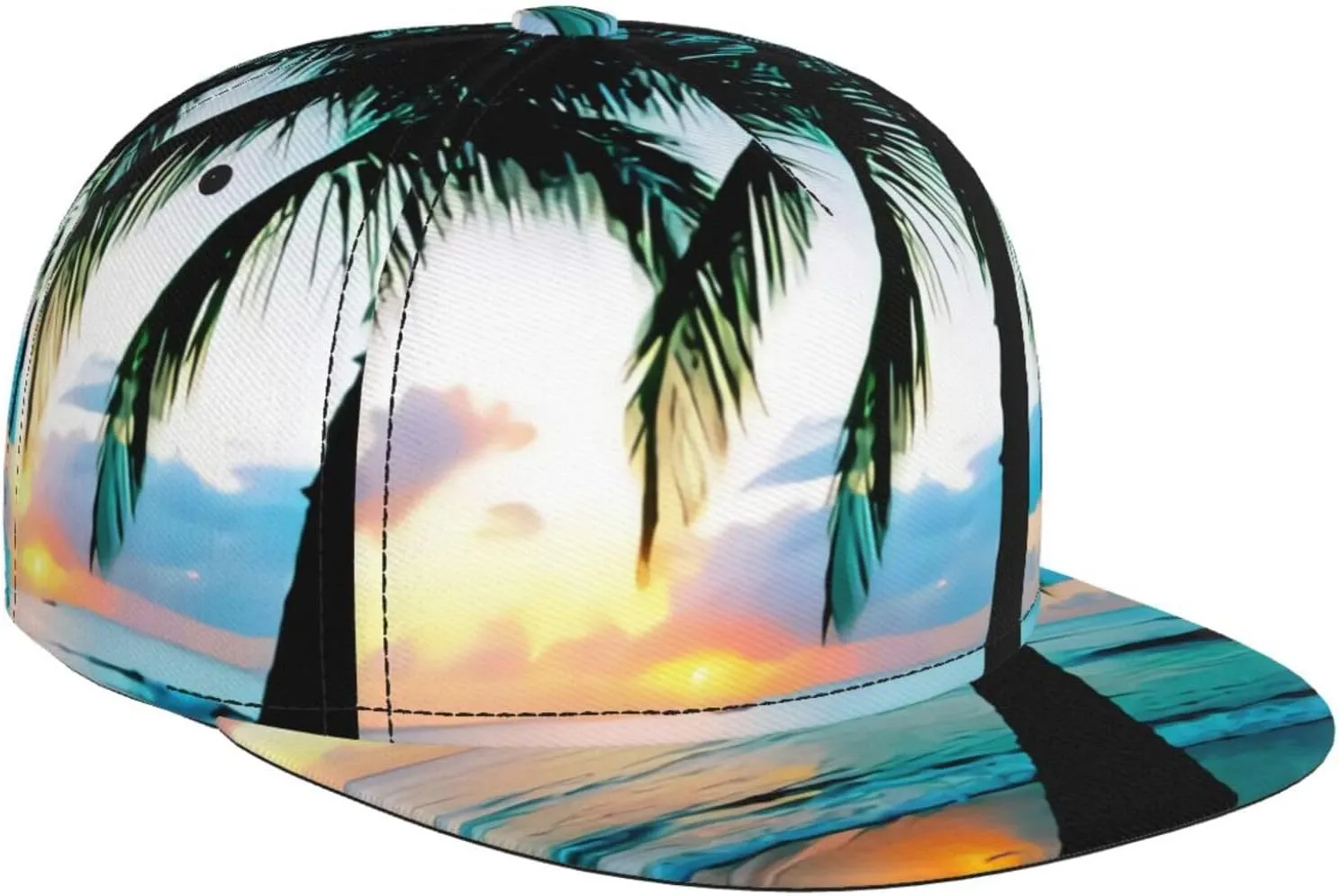 Cartoon Animal Baseball Cap for Men Women Classic Snapback Hip Hop Flat Bill Brim Adjustable Visor Beach Trucker Hat