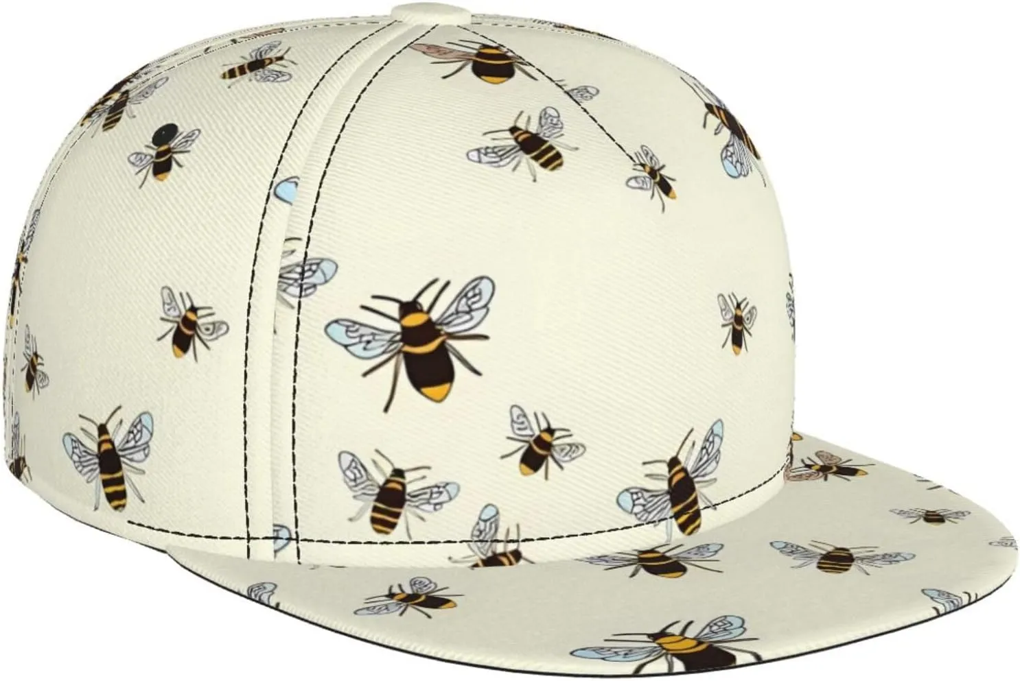 Cartoon Animal Baseball Cap for Men Women Classic Snapback Hip Hop Flat Bill Brim Adjustable Visor Beach Trucker Hat