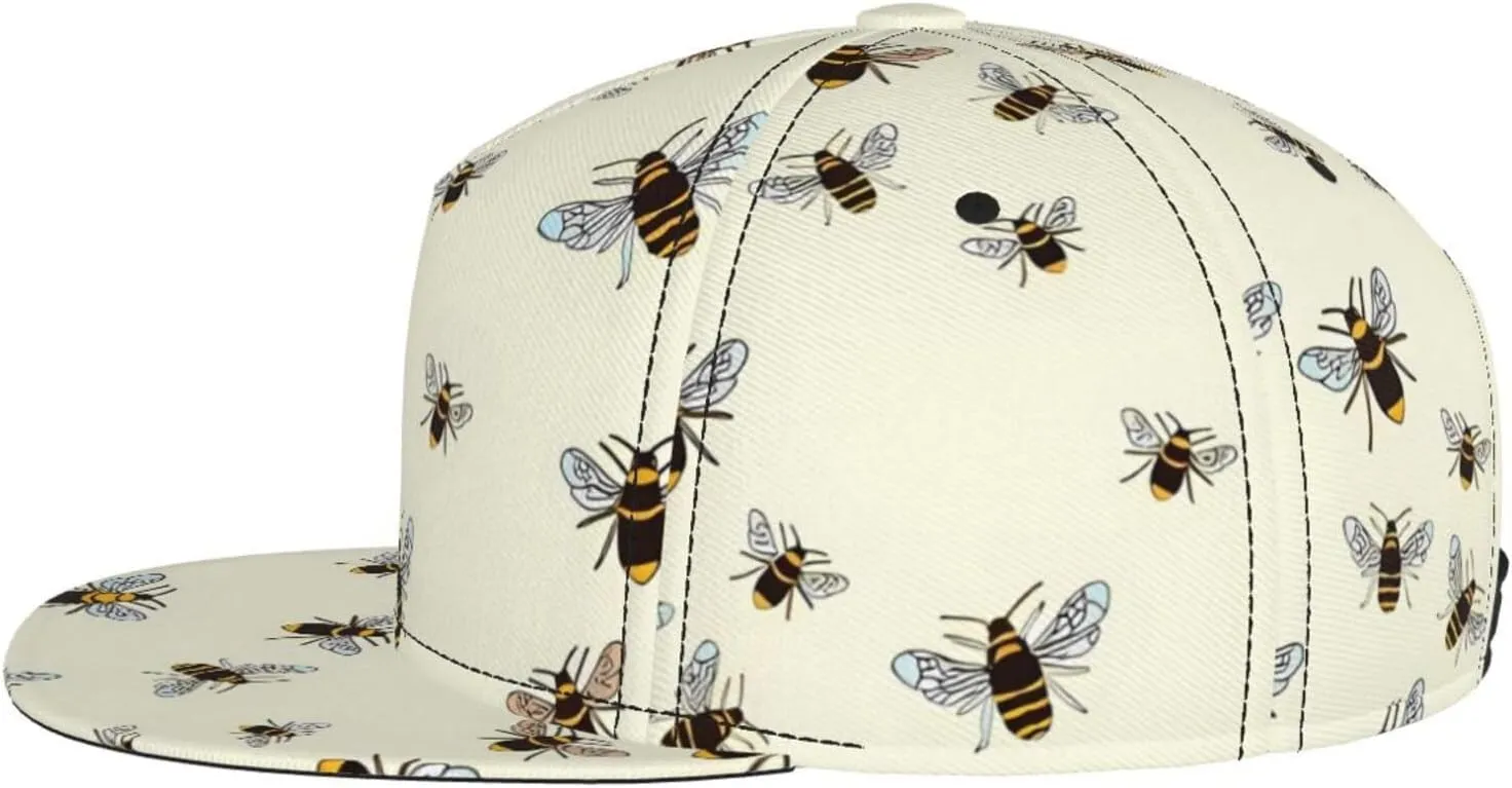 Cartoon Animal Baseball Cap for Men Women Classic Snapback Hip Hop Flat Bill Brim Adjustable Visor Beach Trucker Hat