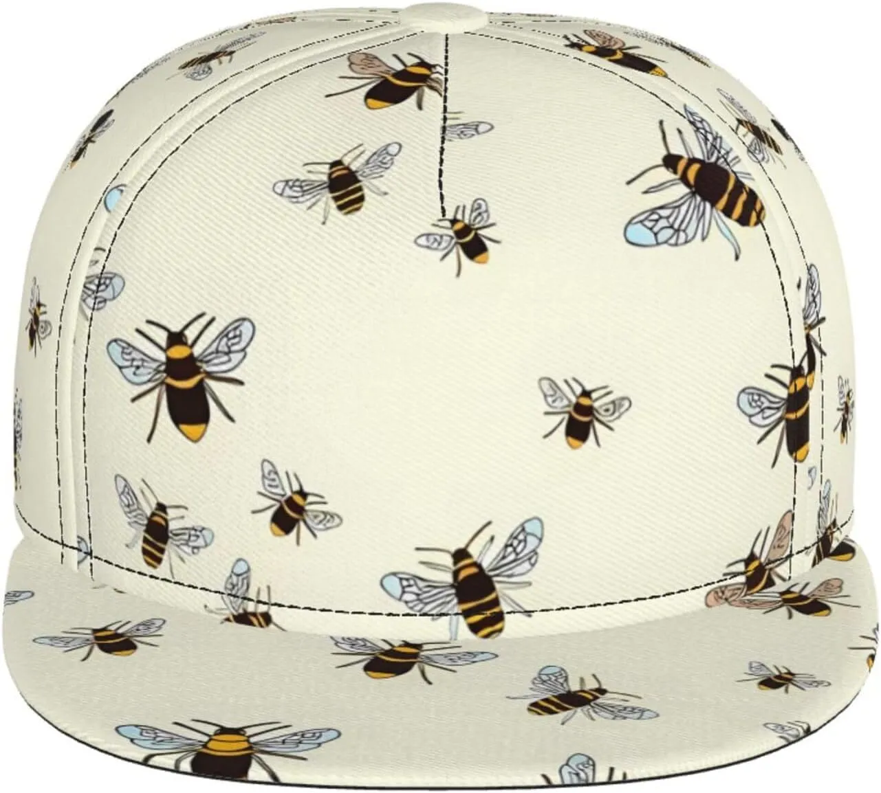 Cartoon Animal Baseball Cap for Men Women Classic Snapback Hip Hop Flat Bill Brim Adjustable Visor Beach Trucker Hat