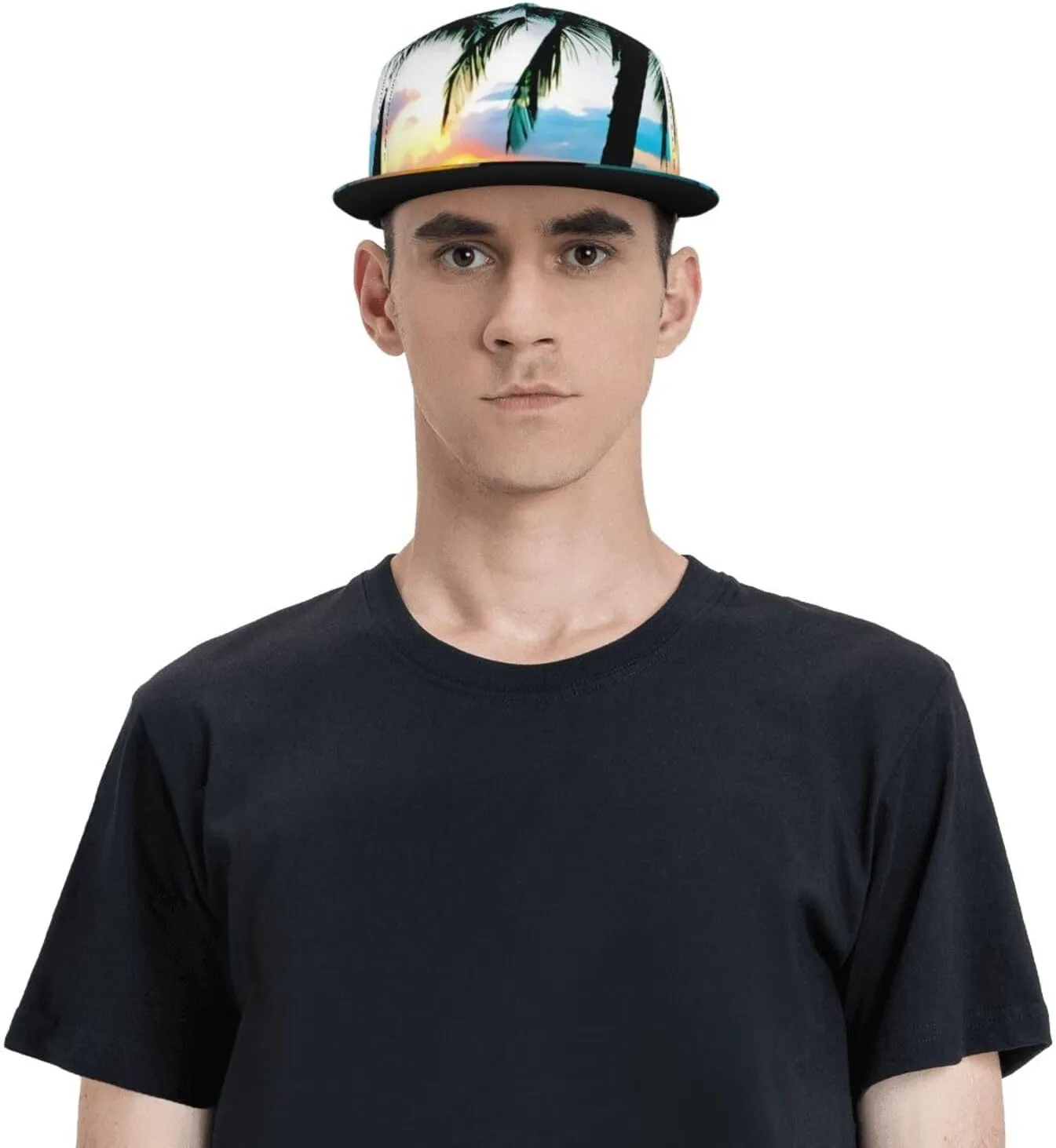 Cartoon Animal Baseball Cap for Men Women Classic Snapback Hip Hop Flat Bill Brim Adjustable Visor Beach Trucker Hat