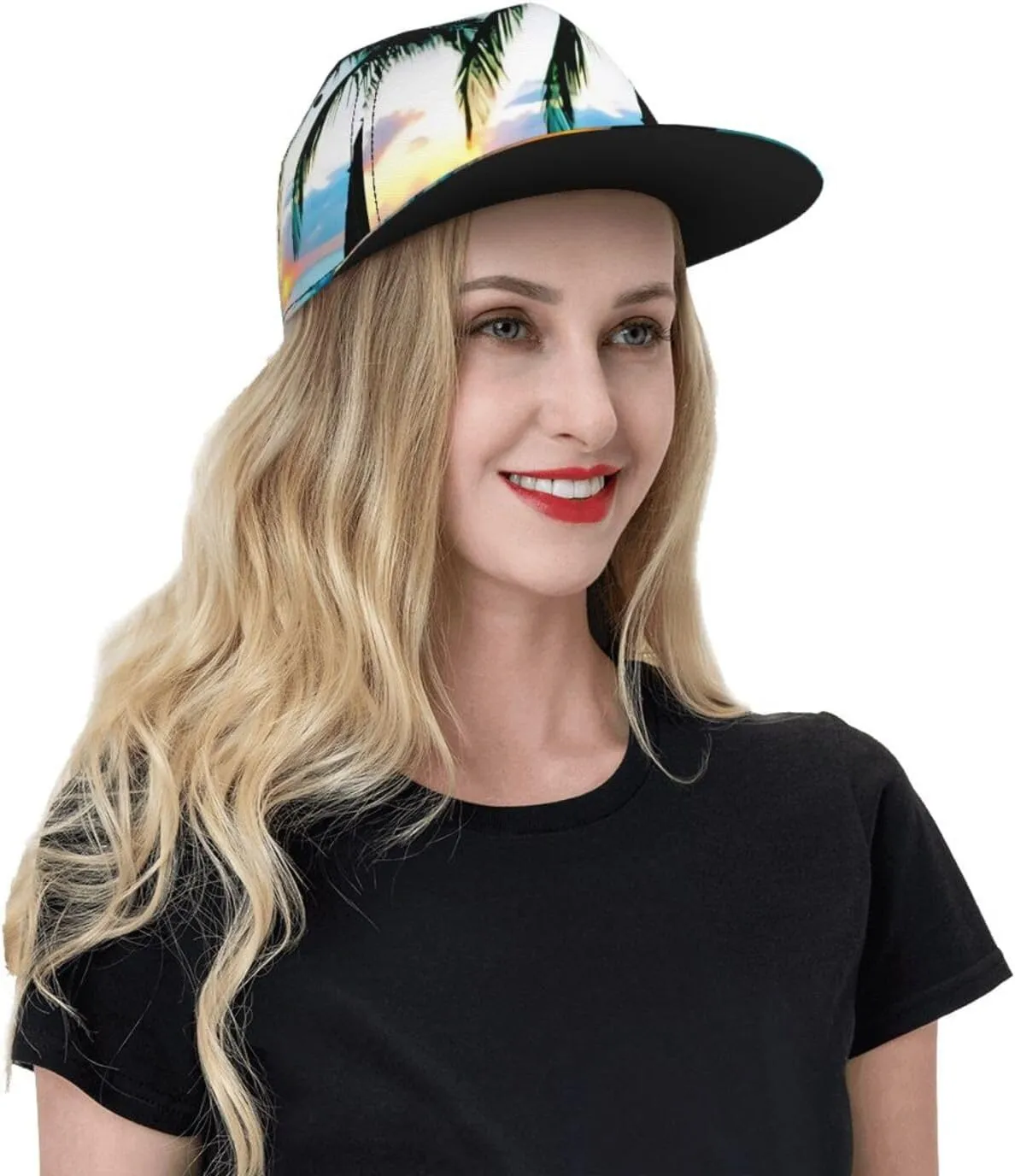 Cartoon Animal Baseball Cap for Men Women Classic Snapback Hip Hop Flat Bill Brim Adjustable Visor Beach Trucker Hat