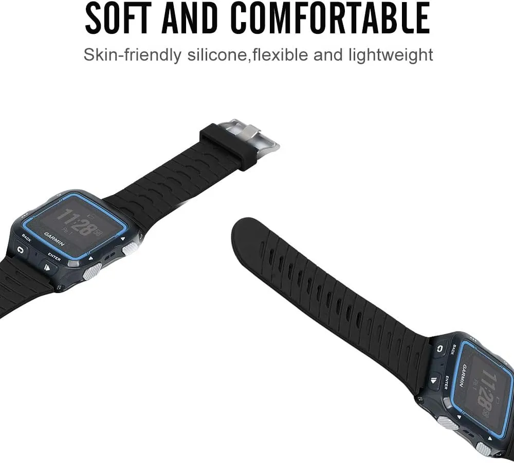 Compatible For Garmin Forerunner 920xt Band,Solf Silicone Replacement Band For Garmin Forerunner 920xt Watch