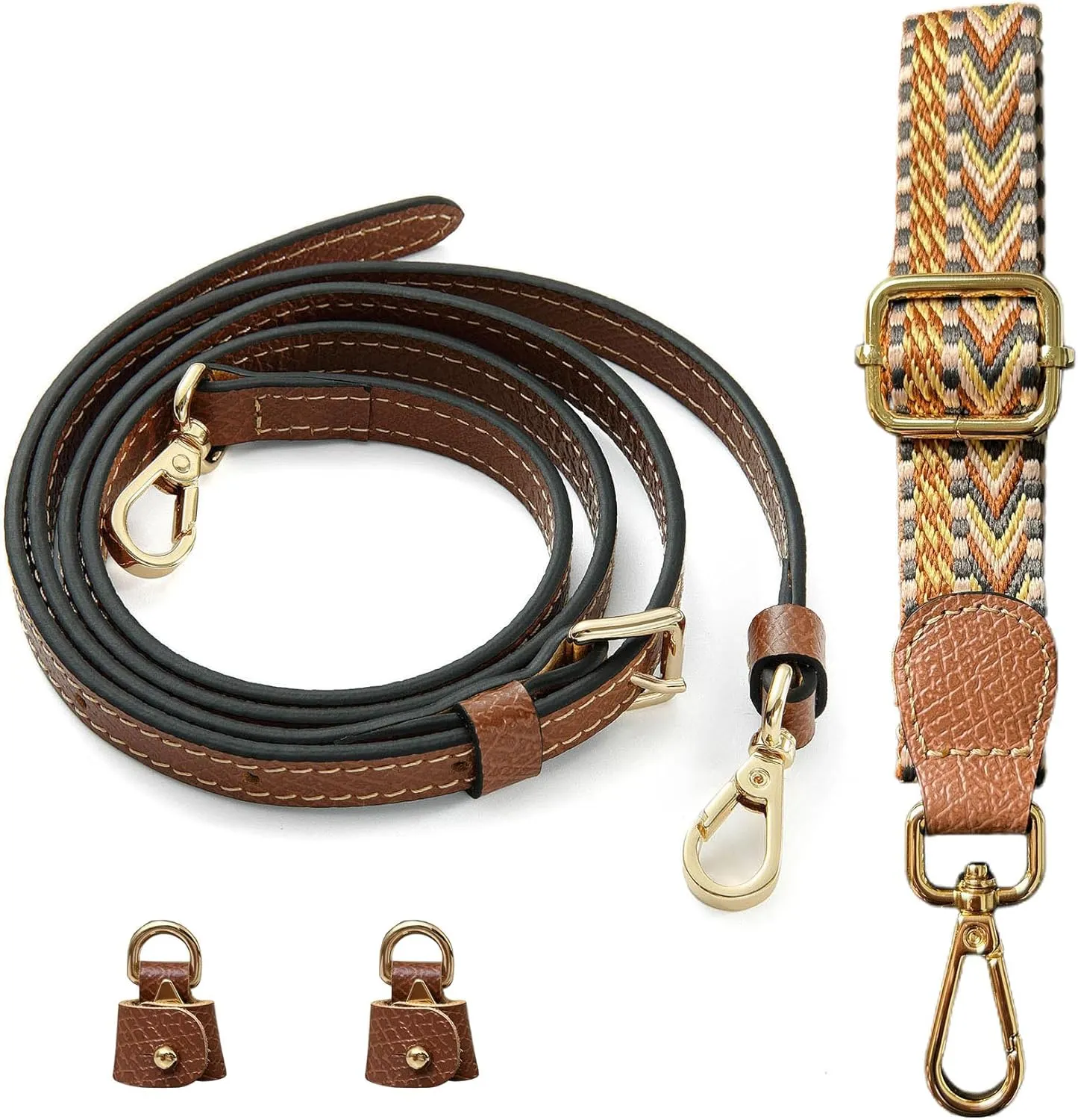 Crossbody Strap Compatible for Longchamp LP Xtra XS Pouch, Conversion Kit,GOLD Hardware
