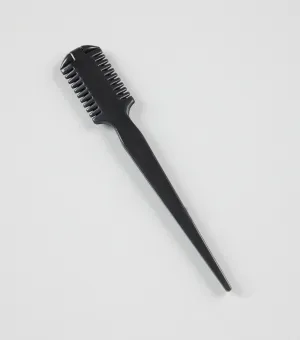 Double-Sided Mane Thinning Comb Black