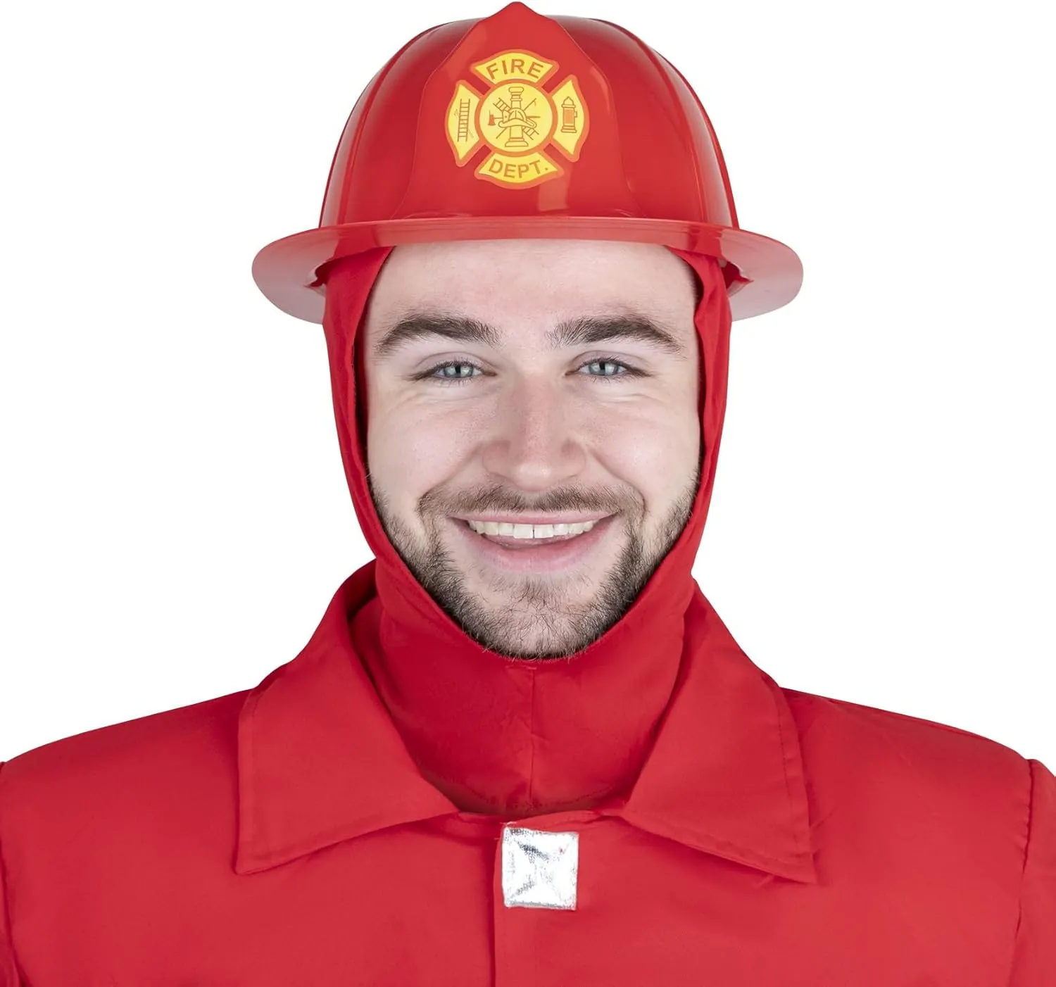 Dress Up America Firefighter Helmet - Fireman's Hat for Adults- Firefighter Costume Accessory - One Size Fits Most