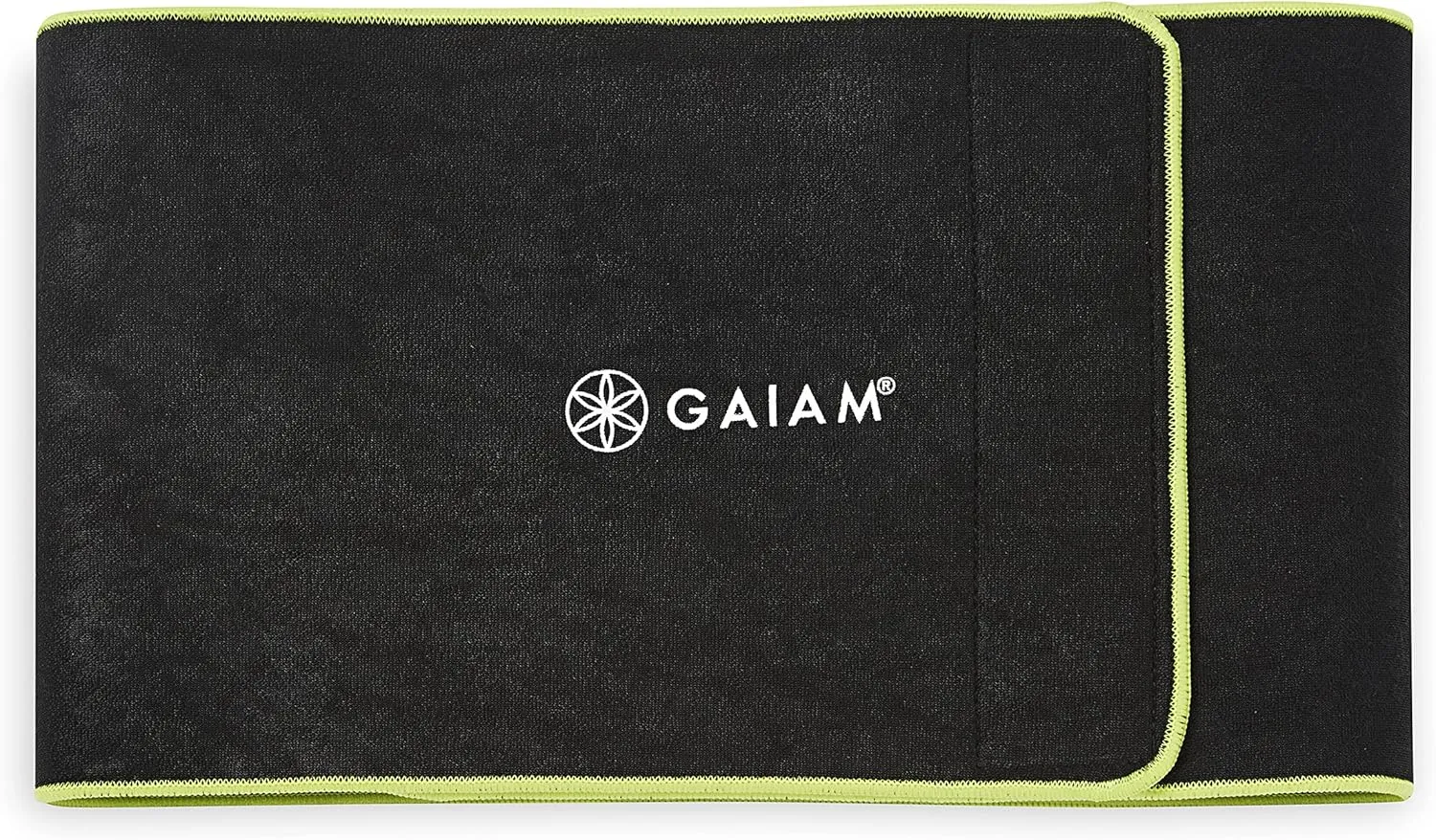 Gaiam Waist Trainer for Women and Men - Adjustable Slimmer Belt and Sweat Band for Lower-Back Support and Activated Core