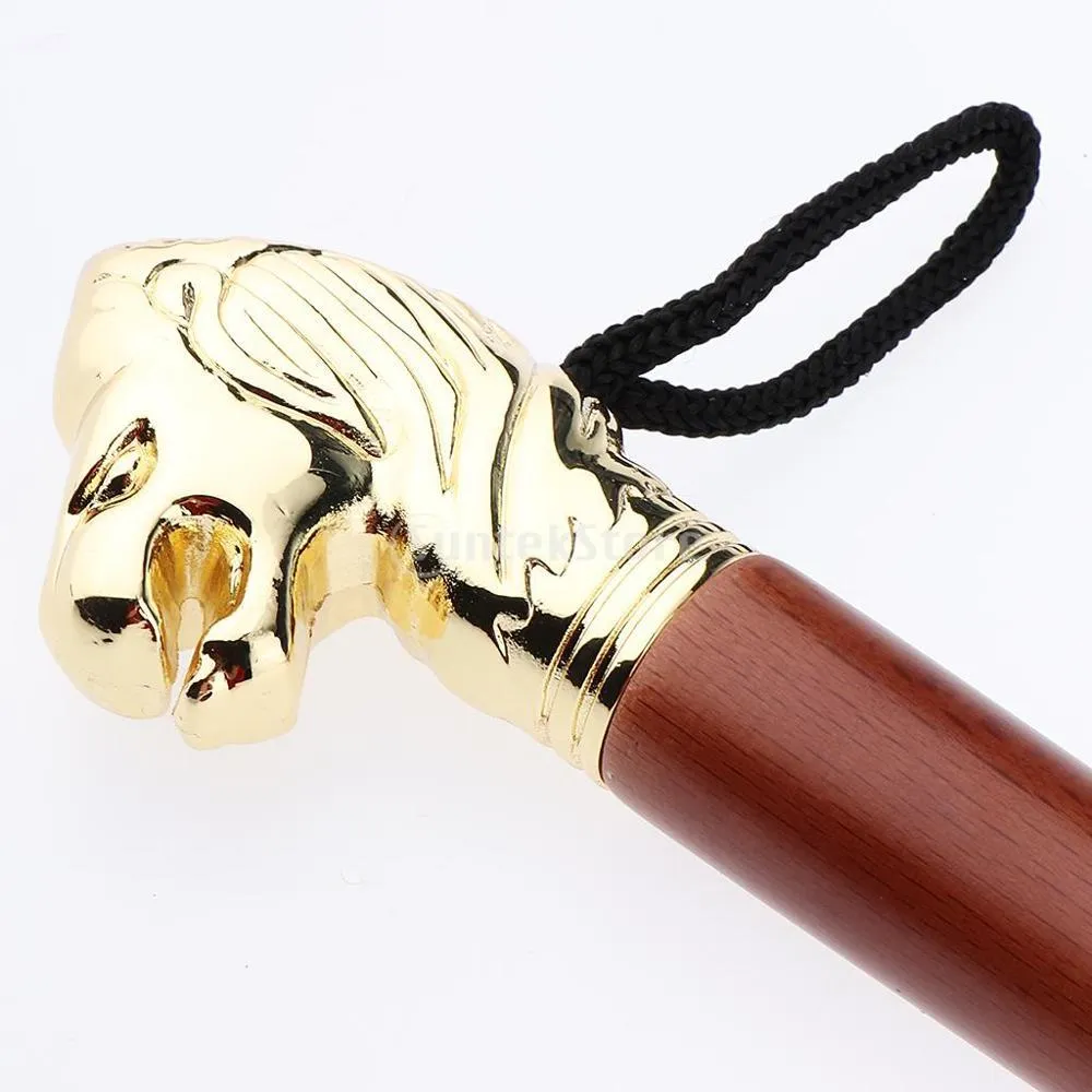 Gold-Tone Lion Head Metal Shoehorn