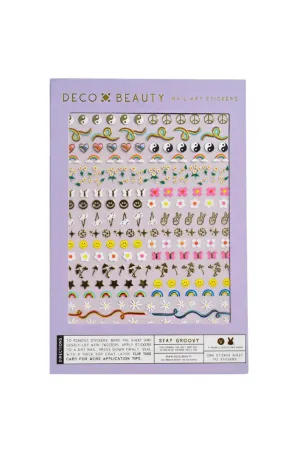 Groovy Nail Art Stickers