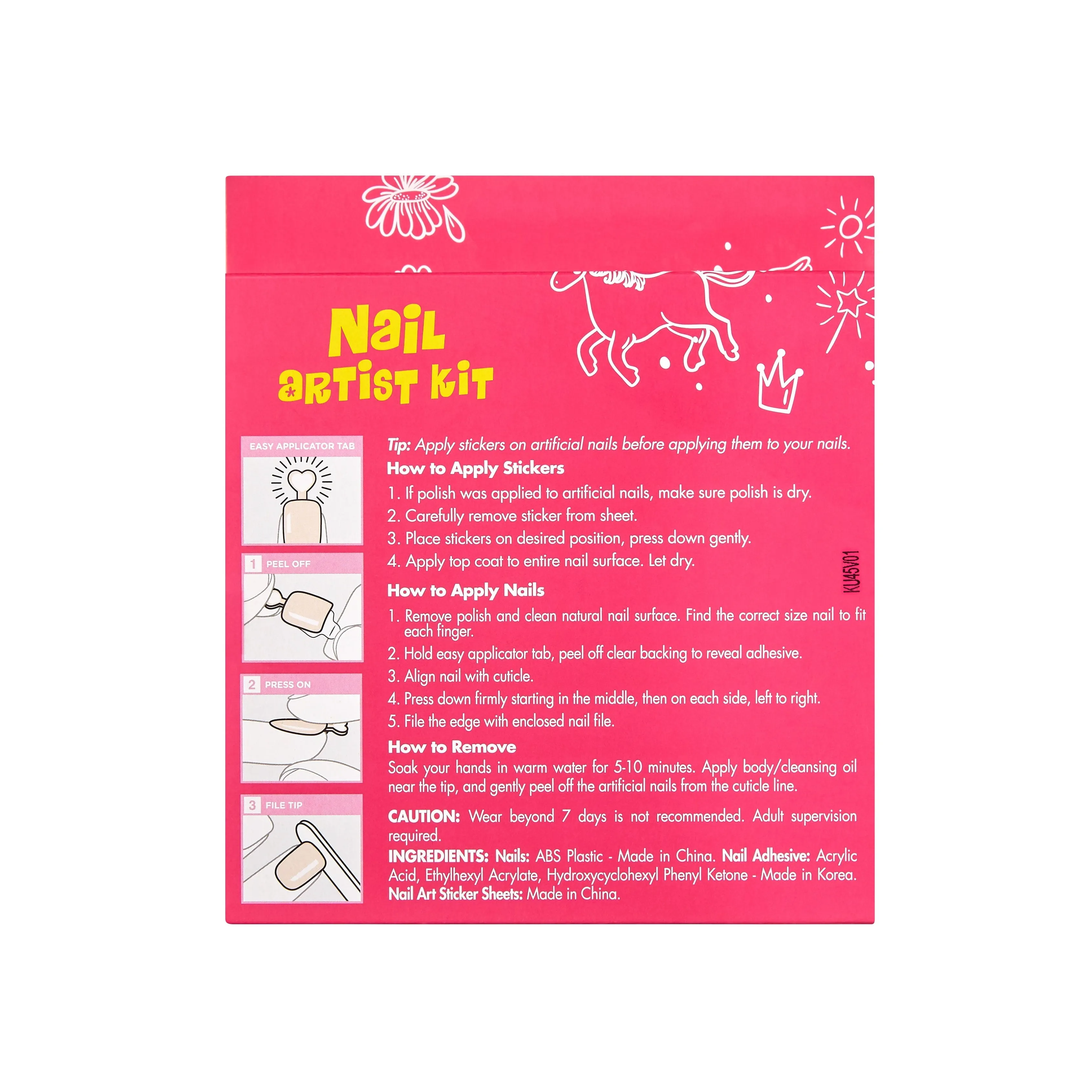 KISS imPRESS Kids Nail Artist Kit, 26 Count
