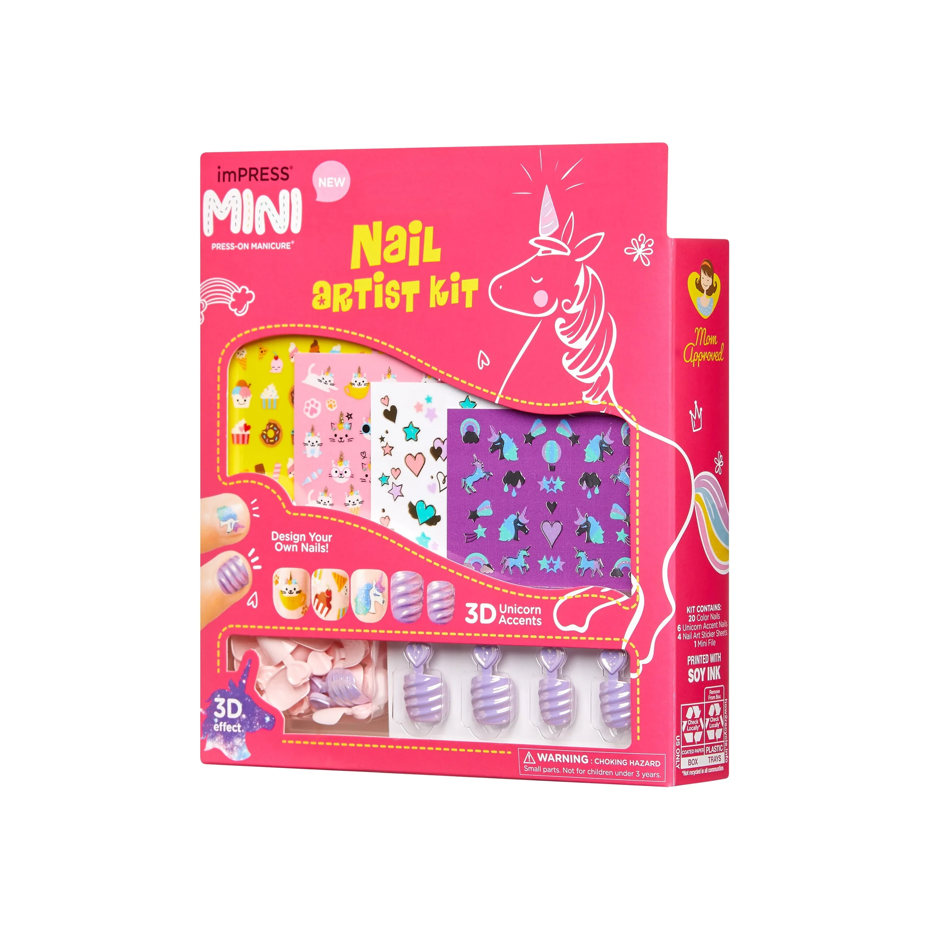 KISS imPRESS Kids Nail Artist Kit, 26 Count