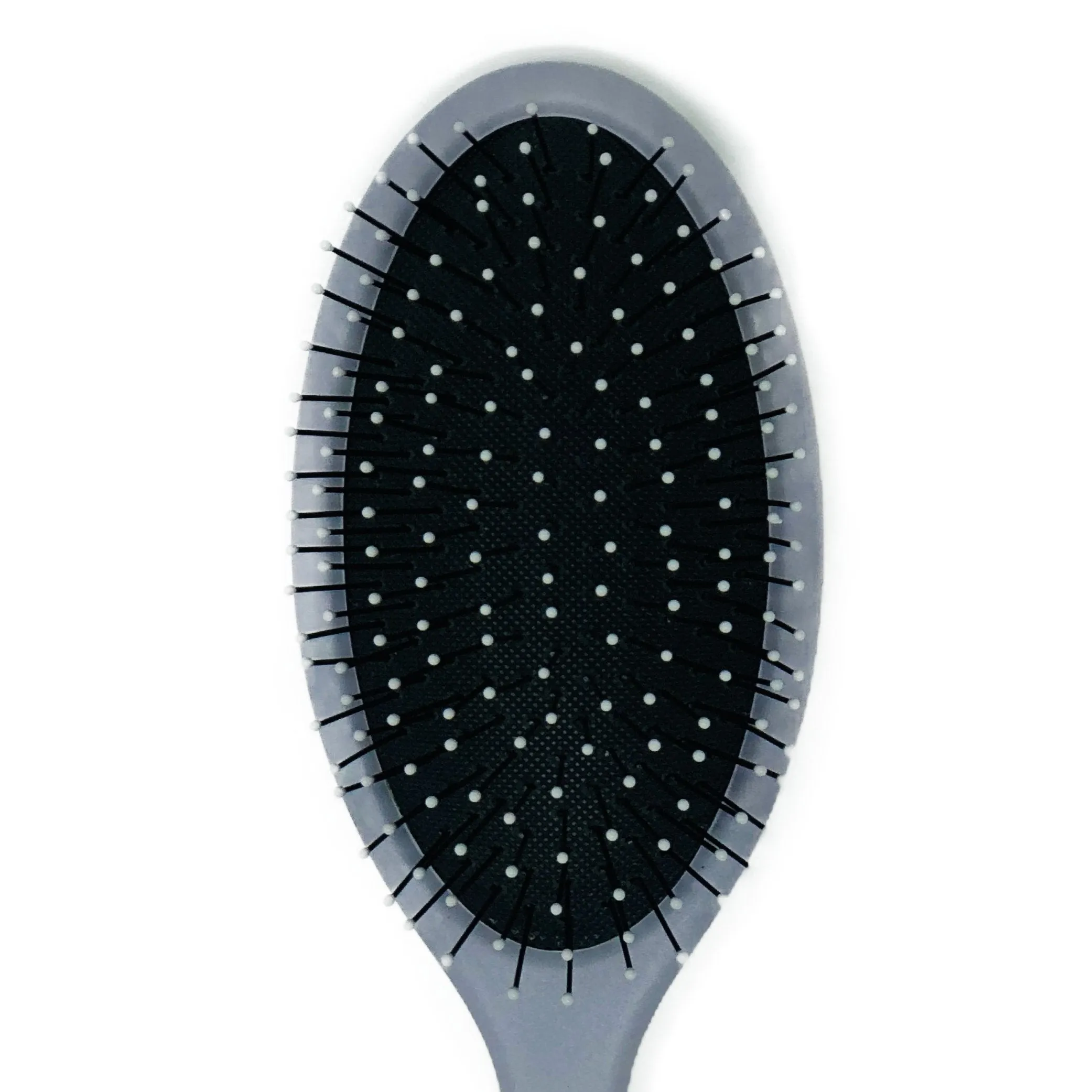 London Rain Grey Popbrush Ultimate Soft Bristle Hair Brush
