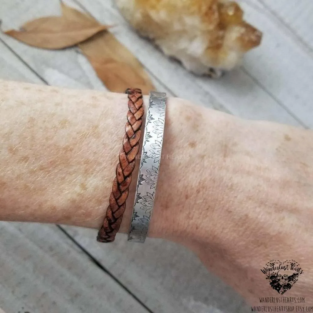 Lotus flower cuff
