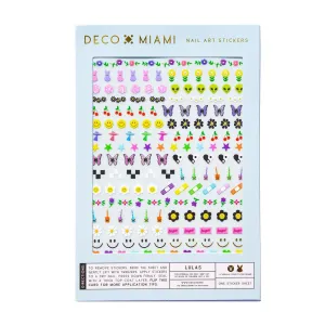 Lulas Nail Art Sticker Set | Vegan & Cruelty-Free | Use on Polish, Gel, or Natural Nails