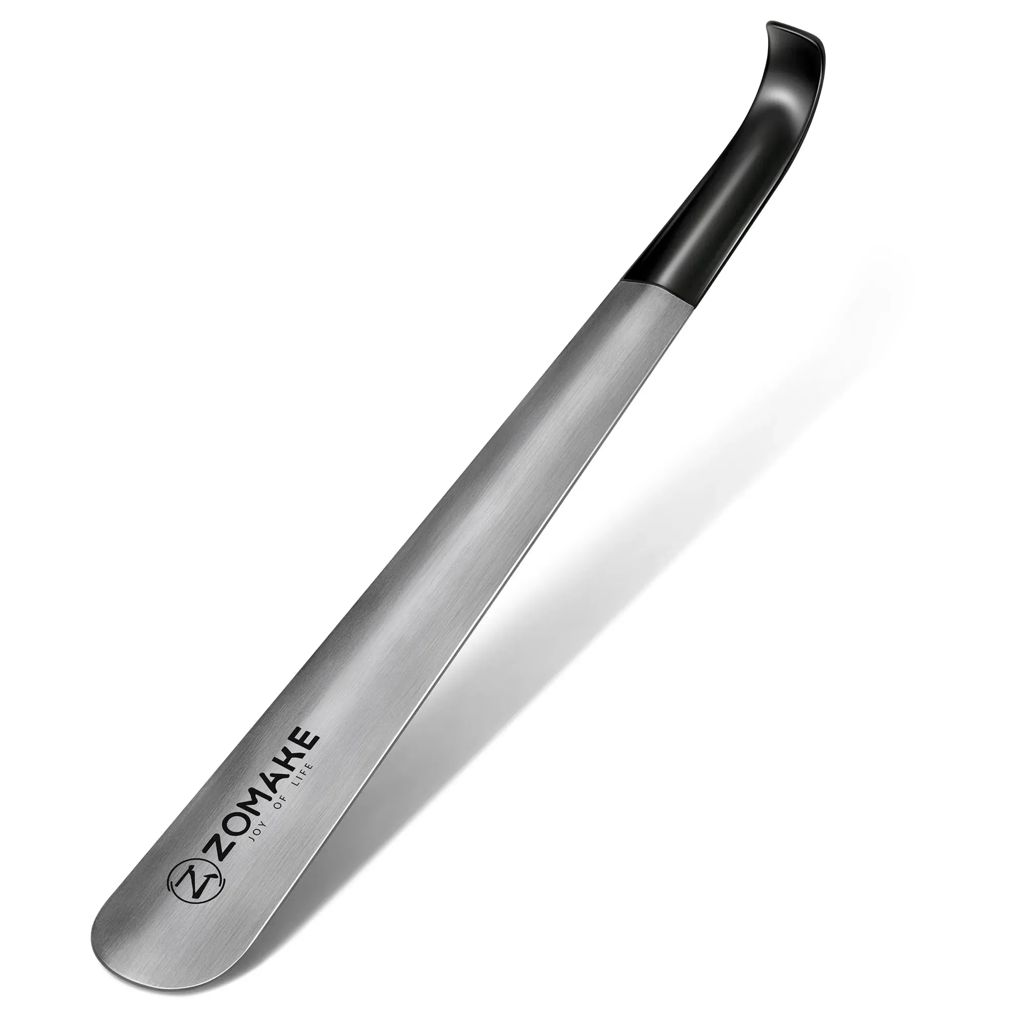 Metal Long Handle 16.5"  Bend-Free Shoehorn Helper For The Elderly