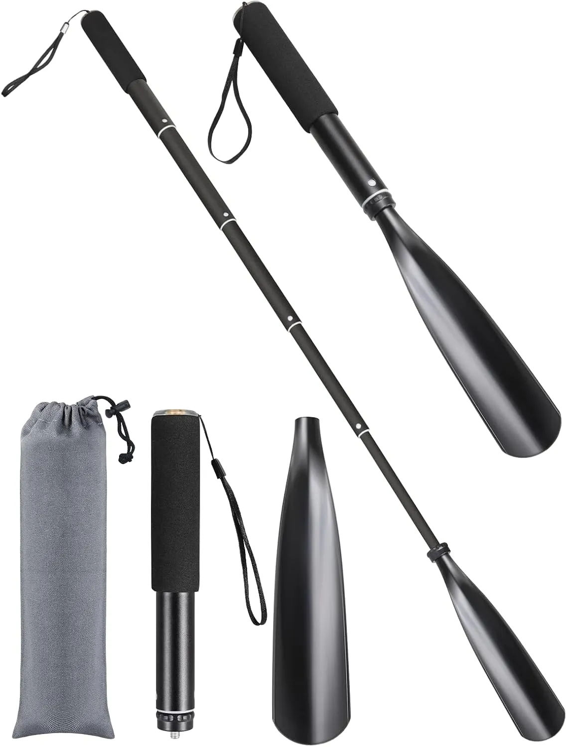 Mishell Shoe Horn Long Handle, Telescopic 16"-38", Sturdy Aluminium Alloy, Shoe Horn Long Handle For Seniors Men Women Kids, Shoehorn Long-handled for Boots, Long Shoe Horn For Men