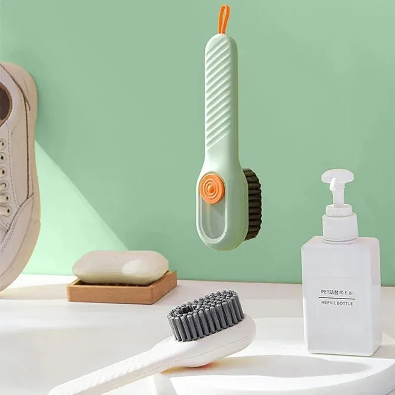 Multi-functional Soft Bristle Shoe & Calothing Brush – Long-Handled Cleaner for Easy, Effective Household Care