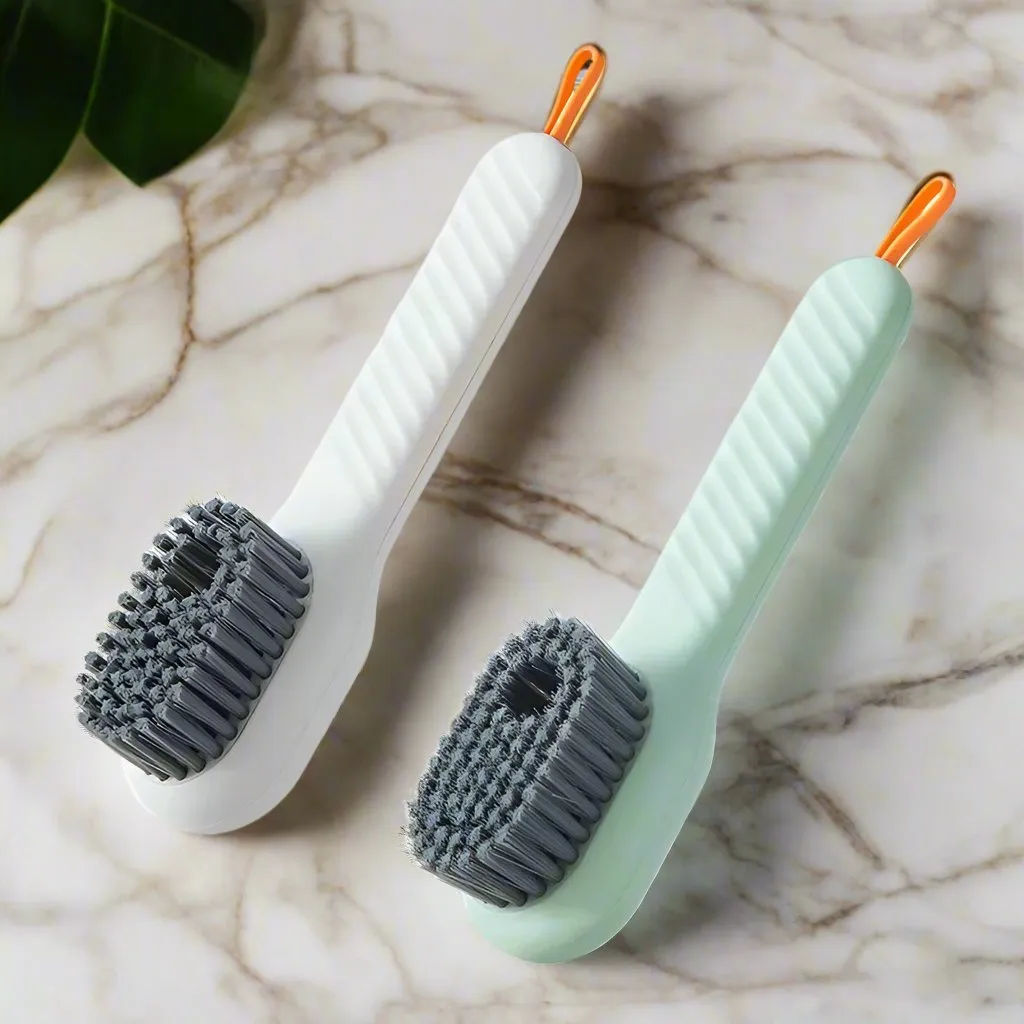 Multi-functional Soft Bristle Shoe & Calothing Brush – Long-Handled Cleaner for Easy, Effective Household Care