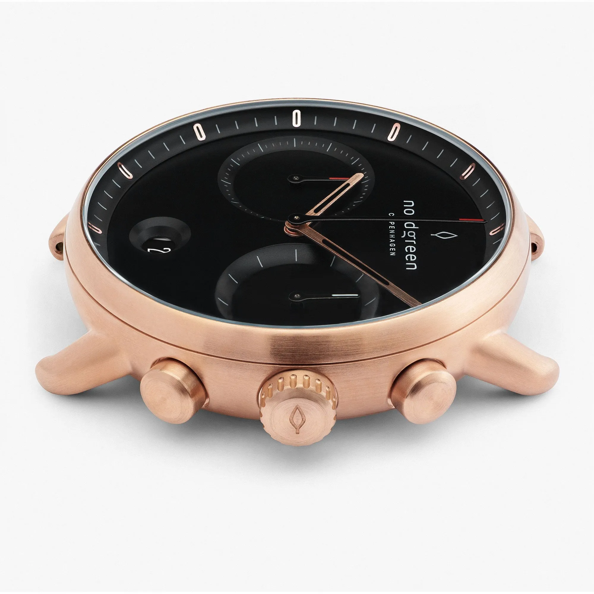 Pioneer  | Black Dial - Dove Grey Vegan Leather