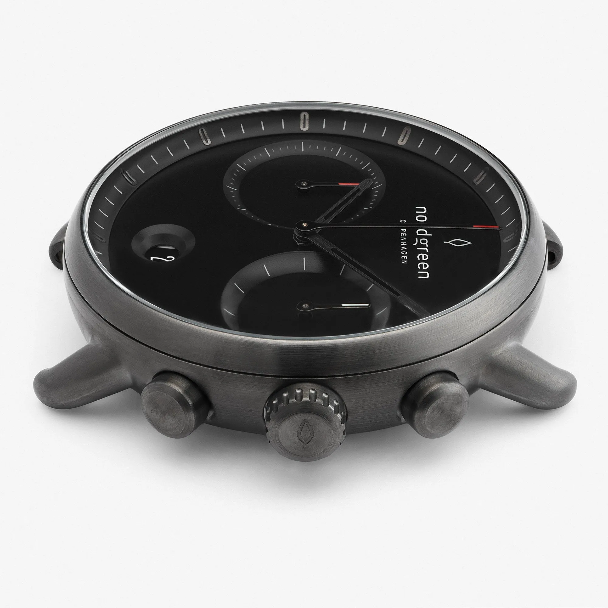 Pioneer  | Black Dial - Dove Grey Vegan Leather