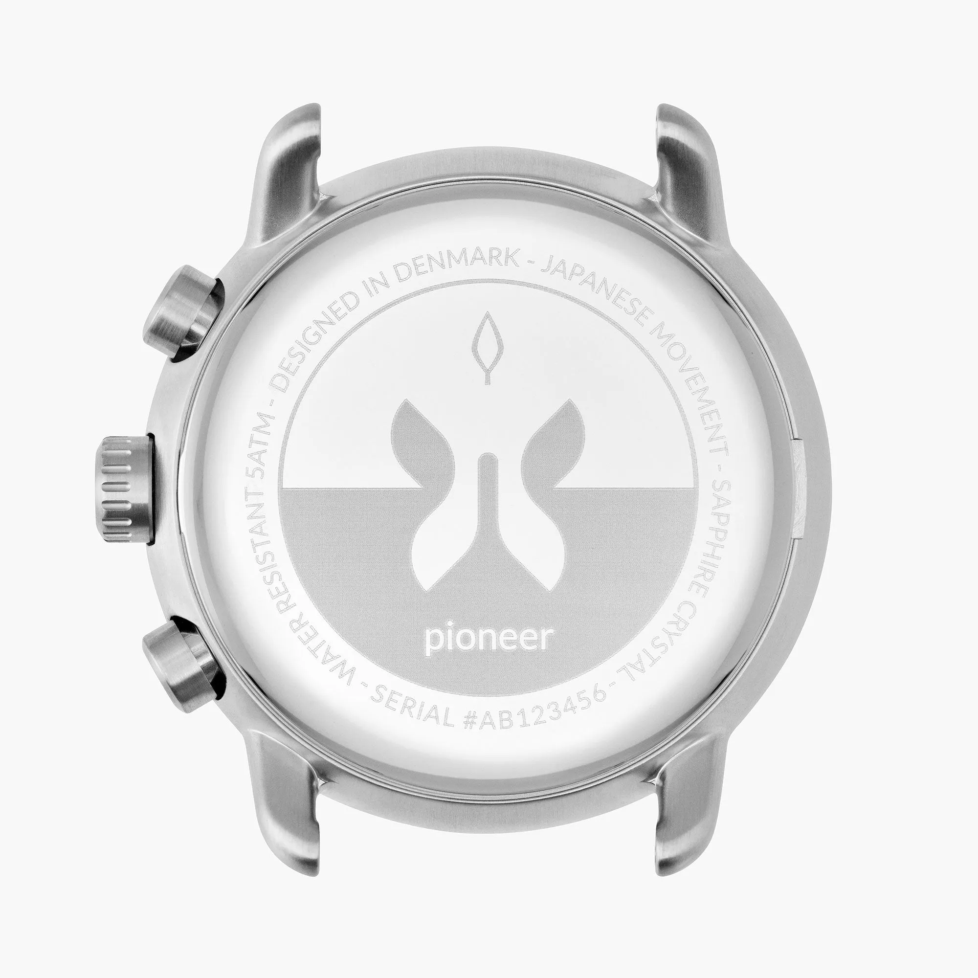 Pioneer | Navy Dial - Brown Vegan Leather