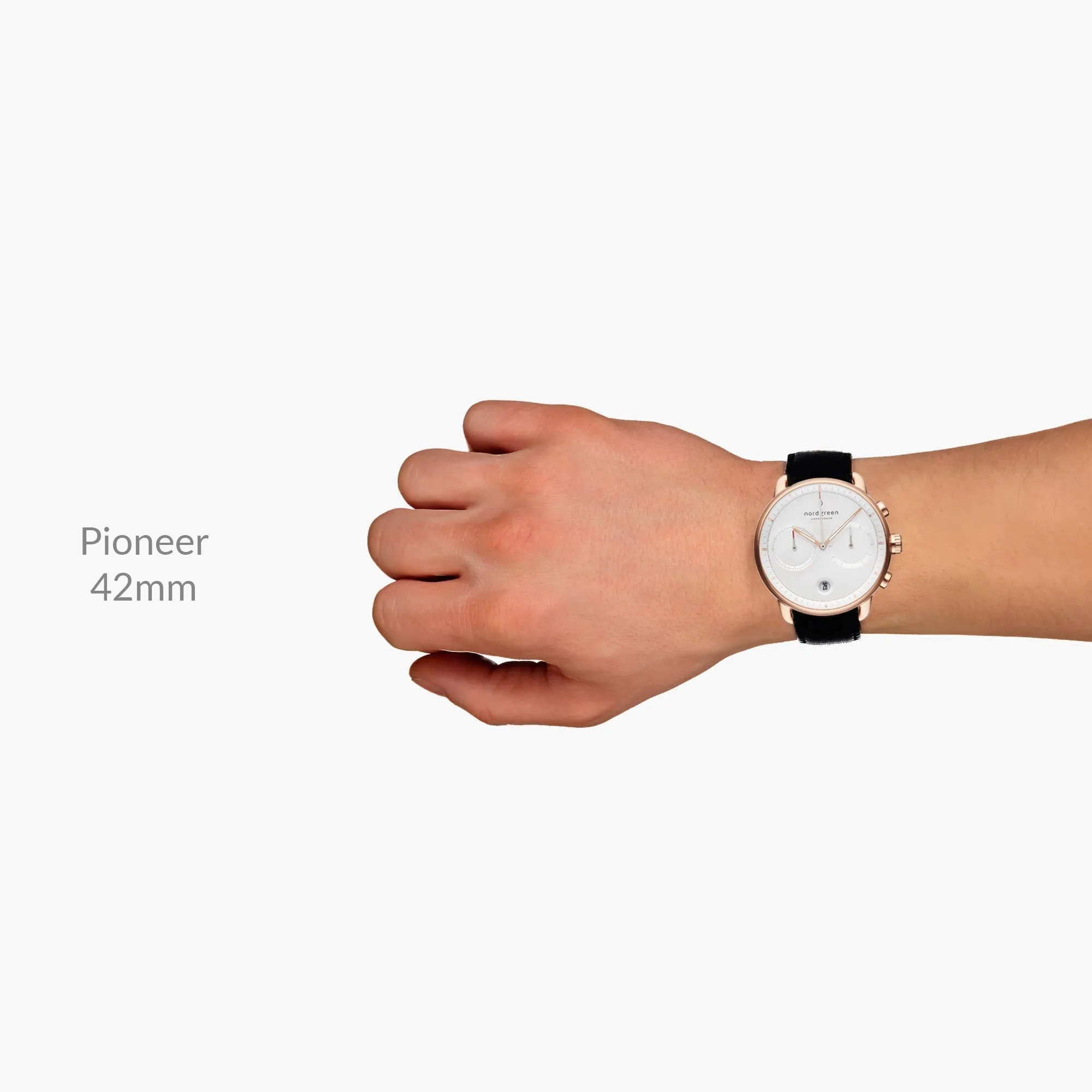 Pioneer | Navy Dial - Brown Vegan Leather