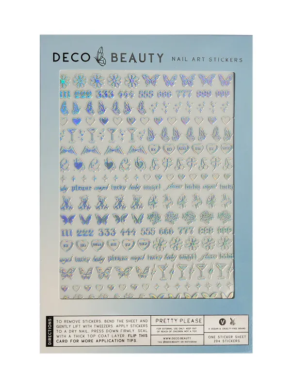 Pretty Please Nail Art Stickers