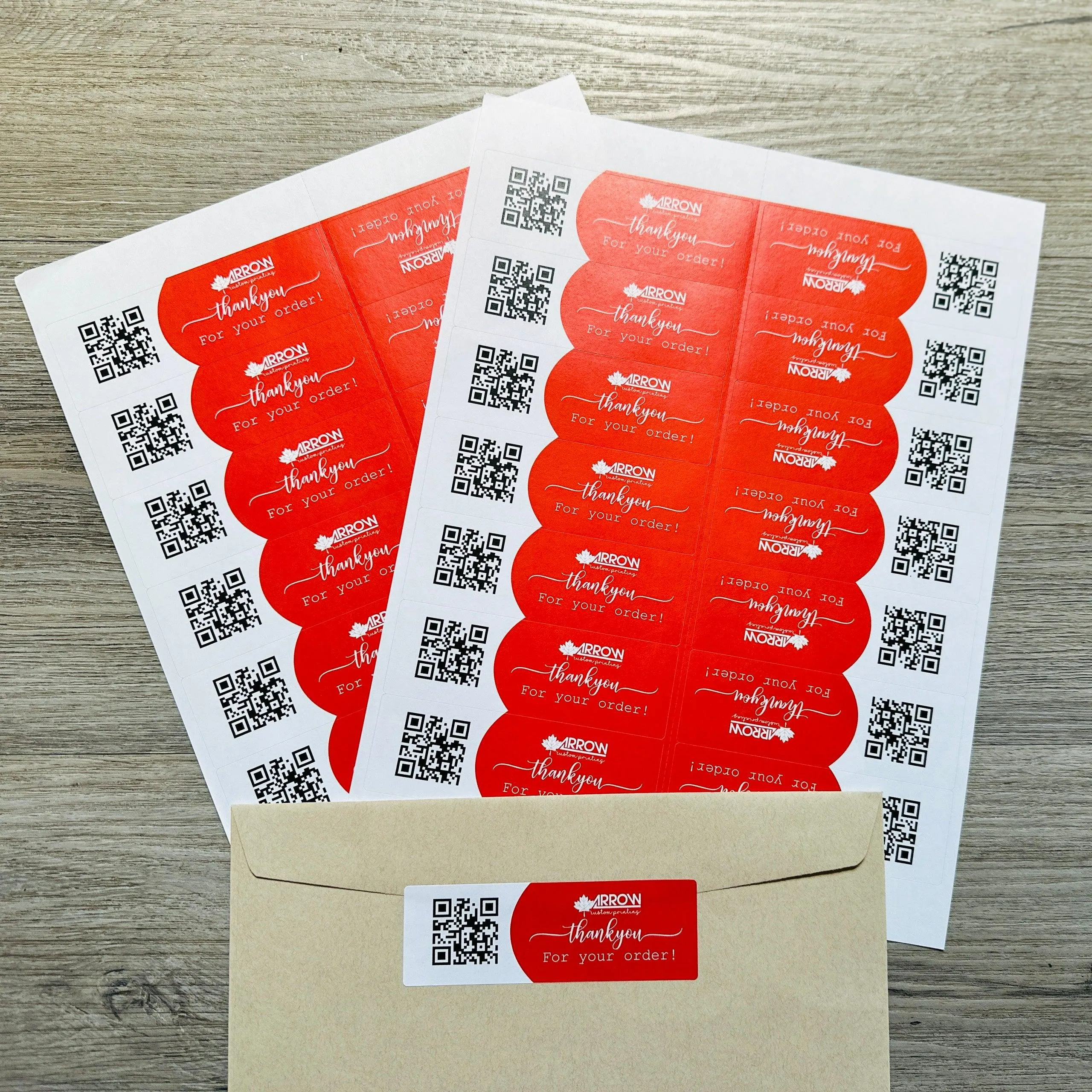 QR Code Stickers - Envelope Sticker