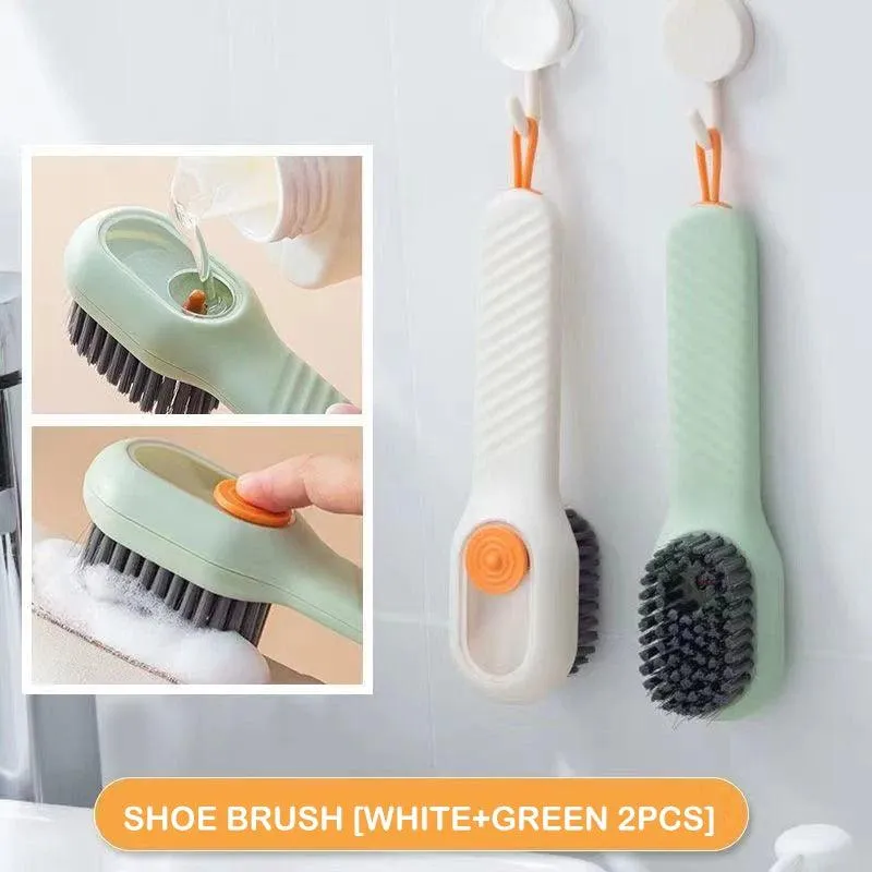 Shoe Cleaning Brush with Soap Dispenser