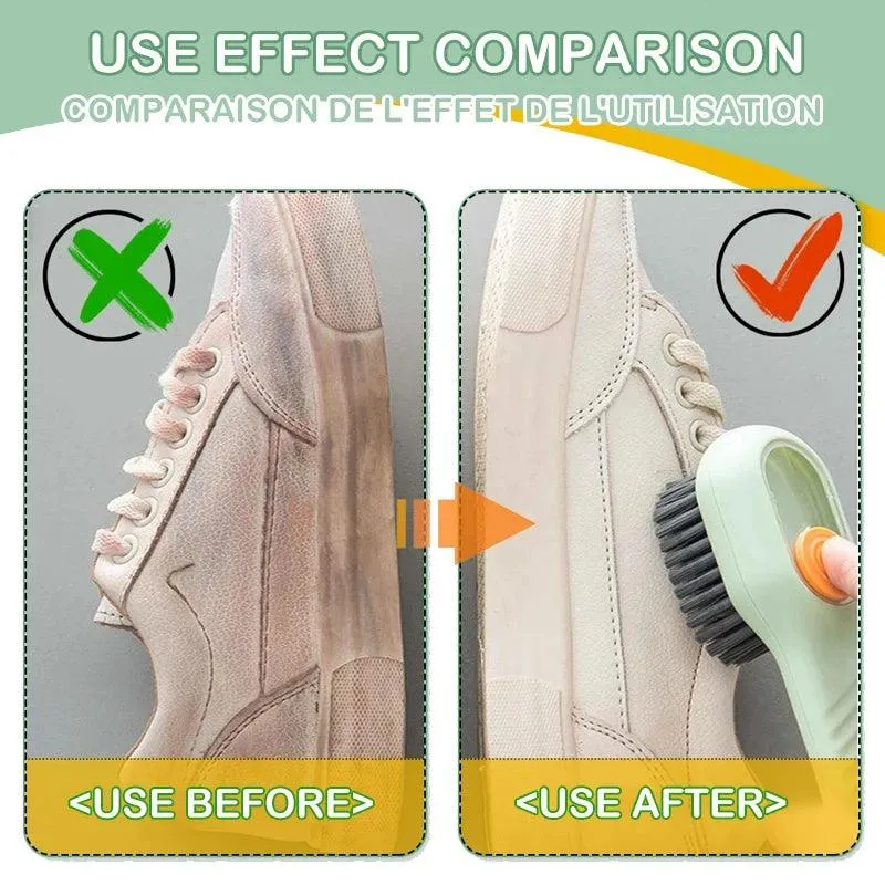 Shoe Cleaning Brush with Soap Dispenser