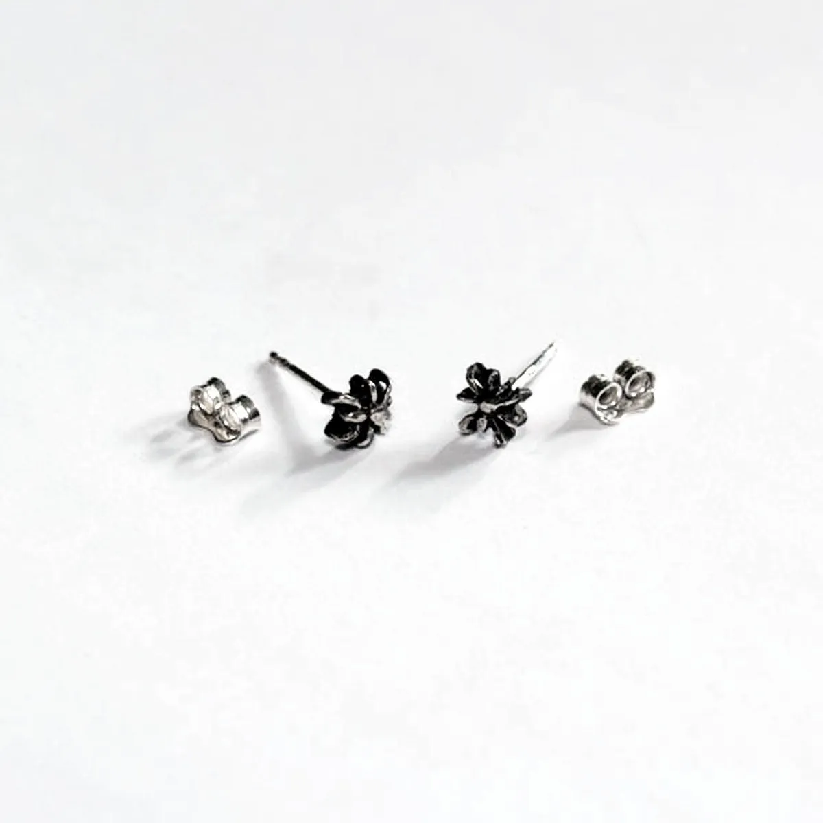 Tiny Spider Stud Post Earrings
