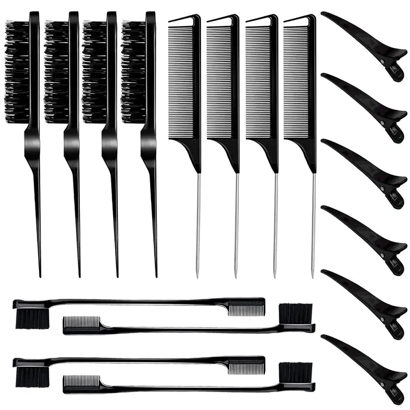 Trendy 18 Pcs Hair Styling Comb Set