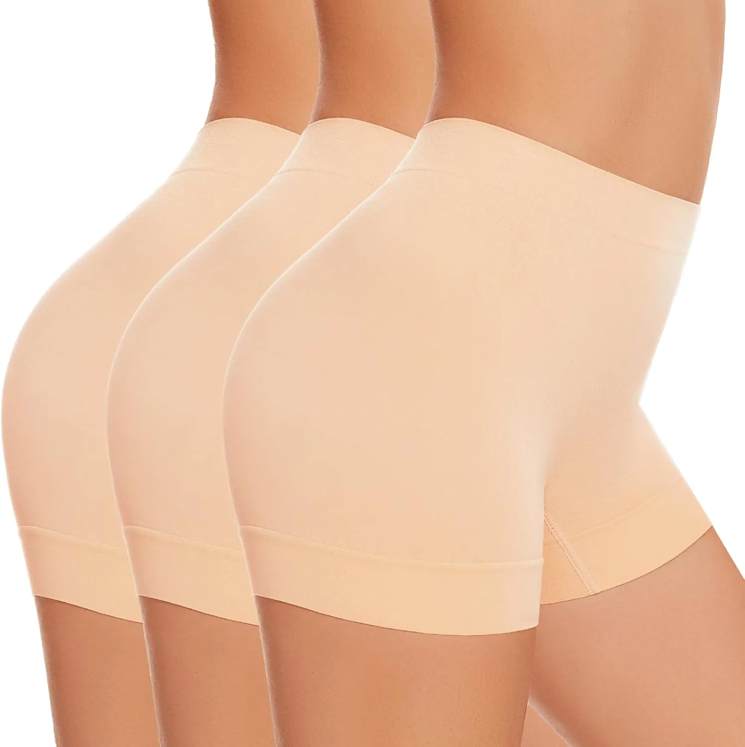 UUMIAER Slip Shorts for Women Under Dresses, Anti-Chafing Boyshorts Panties Shapewear, Yoga Biker Shorts