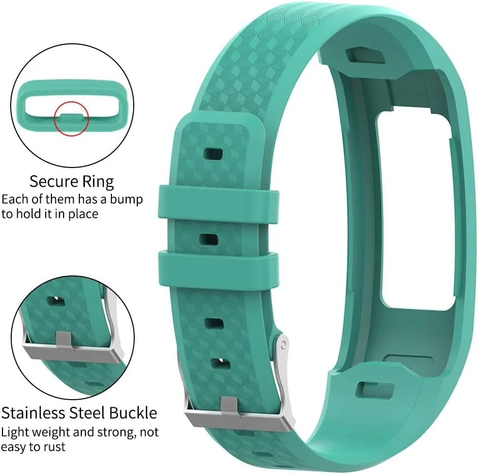 Watbro Bands Compatible with Garmin Vivofit 1/ Vivofit2, Soft Silicone Colorful Replacement Watch Band Strap Wristband for Vivofit 1/ Vivofit 2 Activity Tracker, for Women Men Small Large