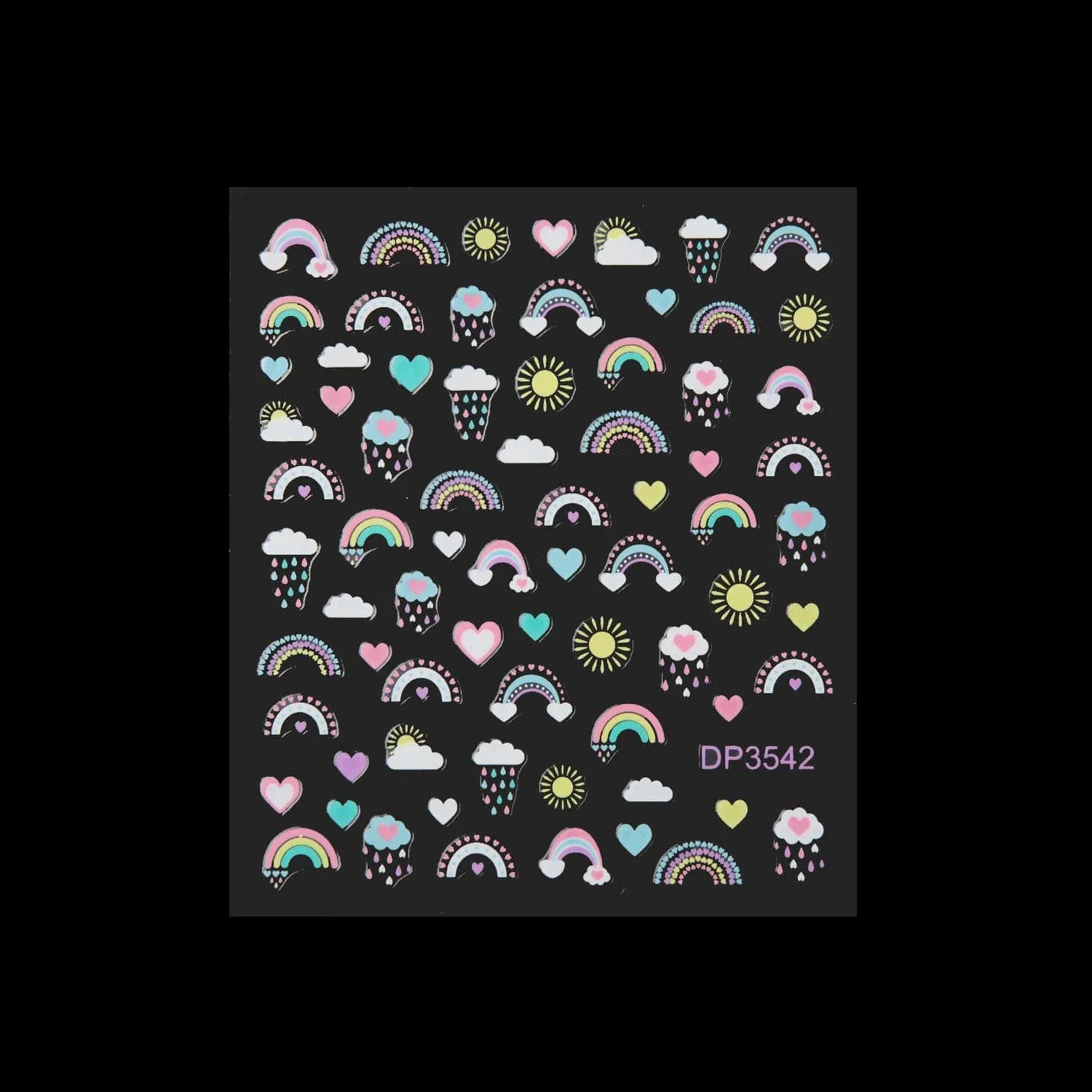 Weather Forecast (DP3542) - Spring Nail Art Sticker Sheet