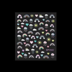 Weather Forecast (DP3542) - Spring Nail Art Sticker Sheet