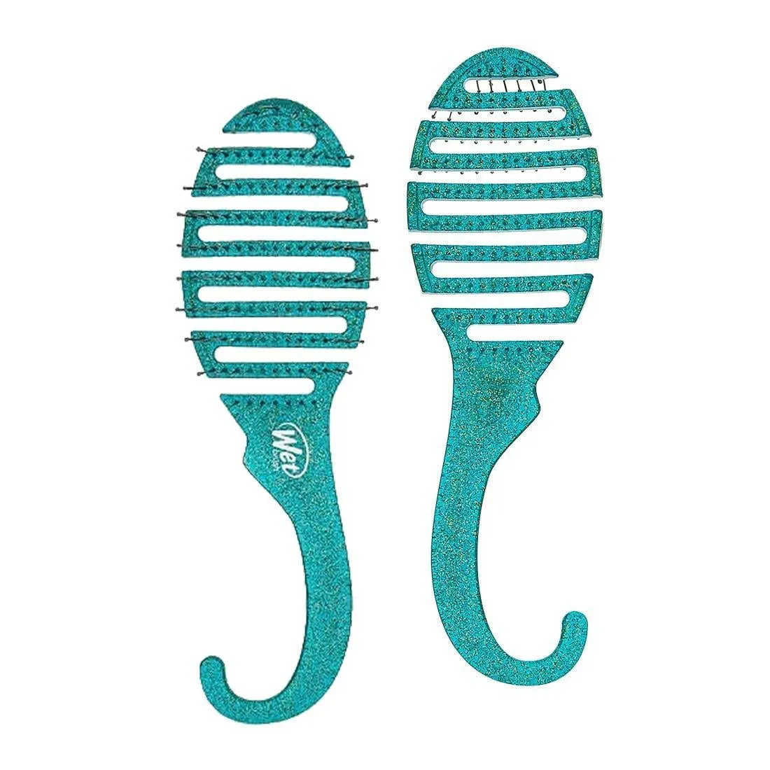 Wet Brush® Shower Detangler Hair Brush Green Glitter